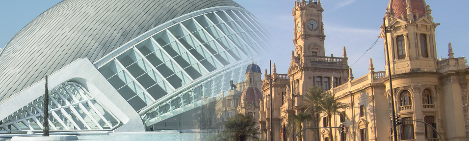 La Ciudad de las Artes y las Ciencias y el Ayuntamiento de Valencia